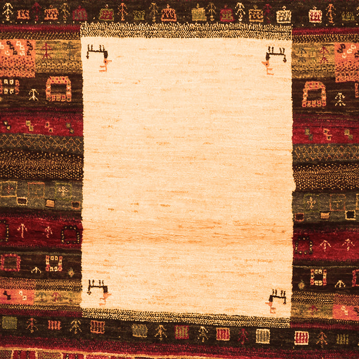 Serging Thickness of Machine Washable Abstract Orange Contemporary Area Rugs, wshcon1617org