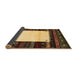 Sideview of Abstract Brown Contemporary Rug, con1617brn