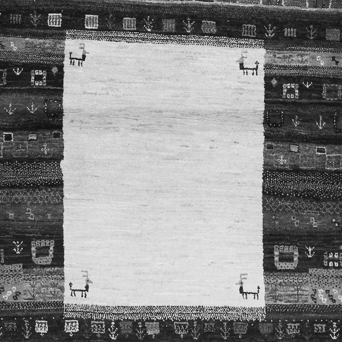 Abstract Gray Contemporary Rug, con1617gry