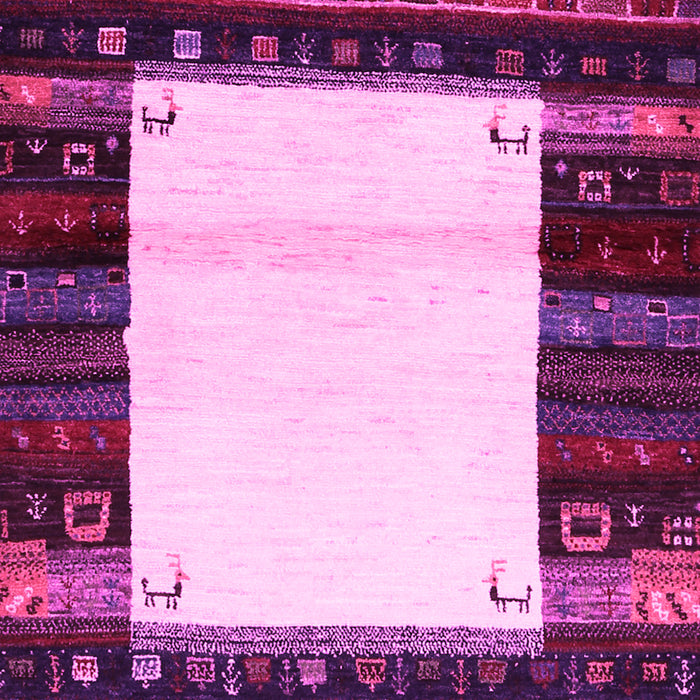 Abstract Pink Contemporary Rug, con1617pnk