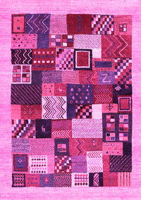 Abstract Pink Contemporary Rug, con1618pnk