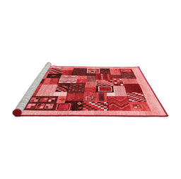 Contemporary Red Washable Rugs