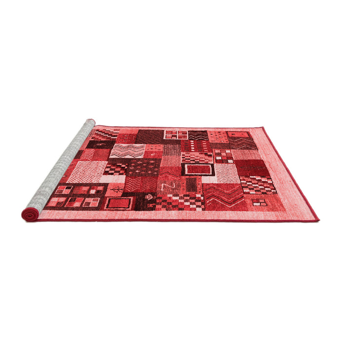 Contemporary Red Washable Rugs