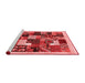 Contemporary Red Washable Rugs