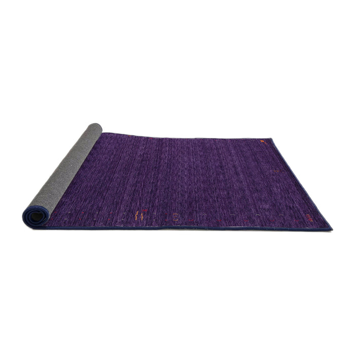 Thickness of Contemporary Purple Modern Rug, con1619