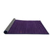 Thickness of Contemporary Purple Modern Rug, con1619