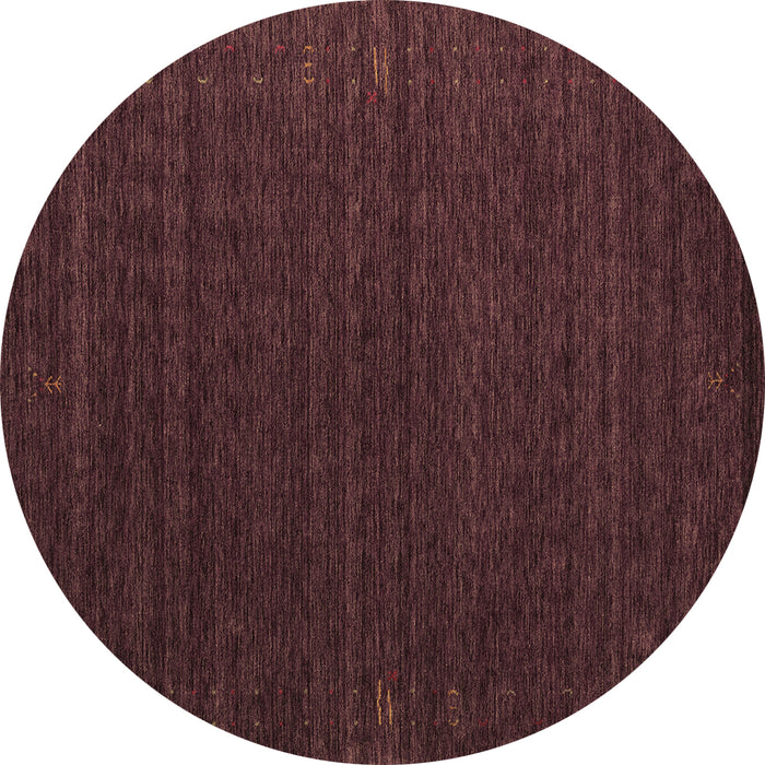 Round Machine Washable Abstract Brown Contemporary Rug, wshcon1619brn