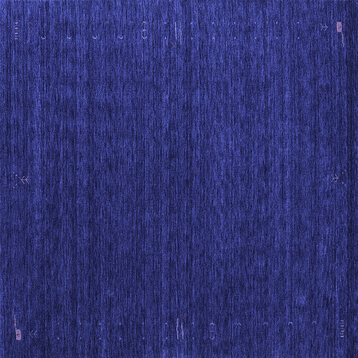 Square Abstract Blue Contemporary Rug, con1619blu