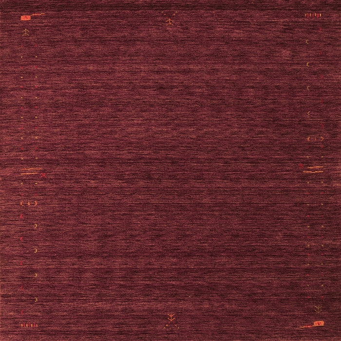 Serging Thickness of Abstract Orange Contemporary Rug, con1619org