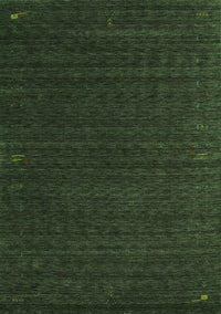 Abstract Green Contemporary Rug, con1619grn