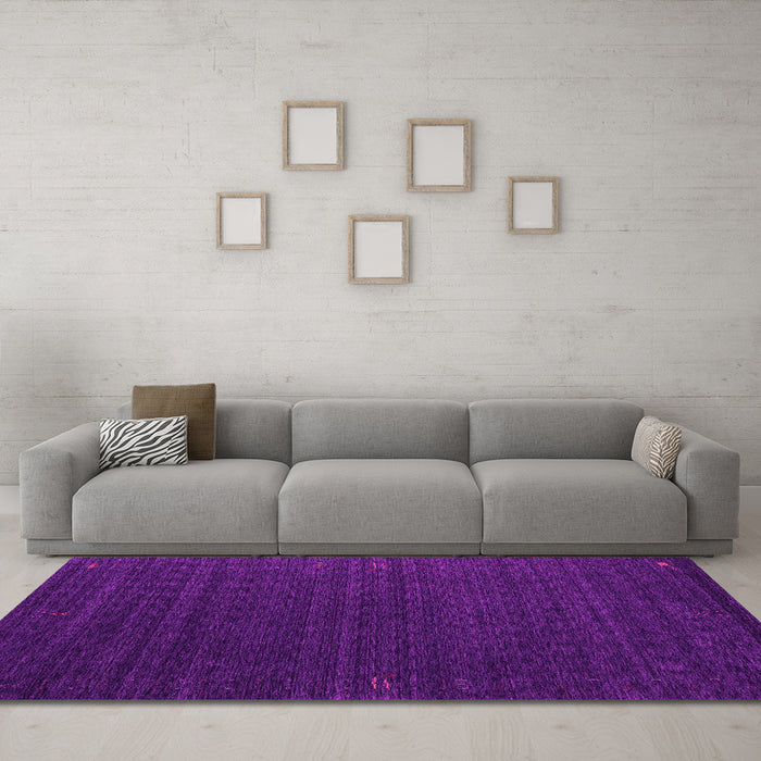 Machine Washable Abstract Pink Contemporary Rug in a Living Room, wshcon1619pnk