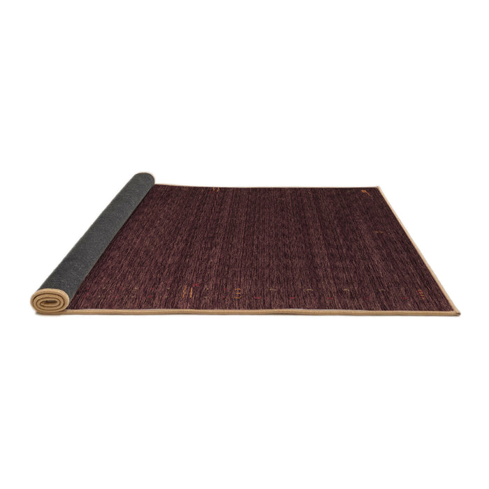 Sideview of Abstract Brown Contemporary Rug, con1619brn