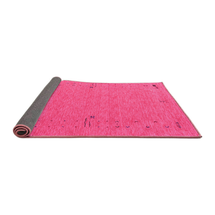 Sideview of Abstract Pink Contemporary Rug, con161pnk