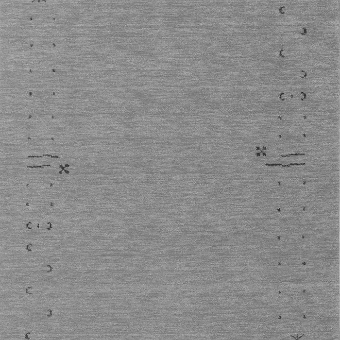 Serging Thickness of Machine Washable Abstract Gray Contemporary Rug, wshcon161gry