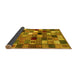 Sideview of Abstract Yellow Contemporary Rug, con1620yw