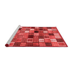 Contemporary Red Washable Rugs