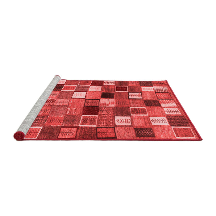 Contemporary Red Washable Rugs