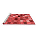 Contemporary Red Washable Rugs