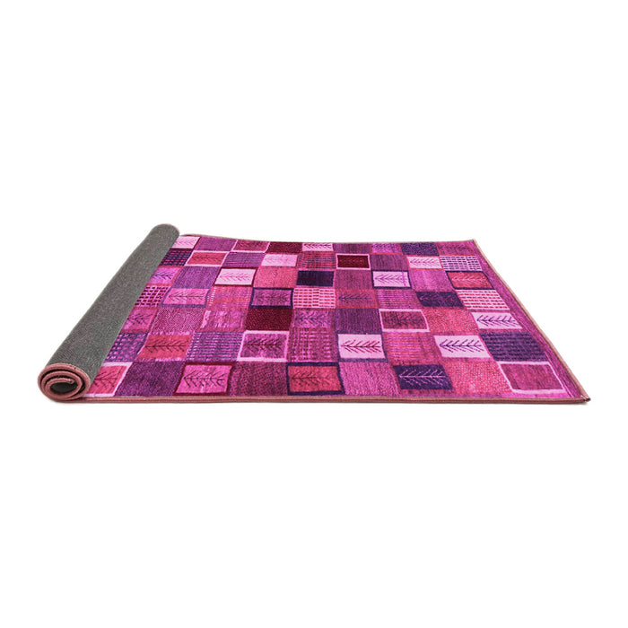 Sideview of Abstract Pink Contemporary Rug, con1620pnk