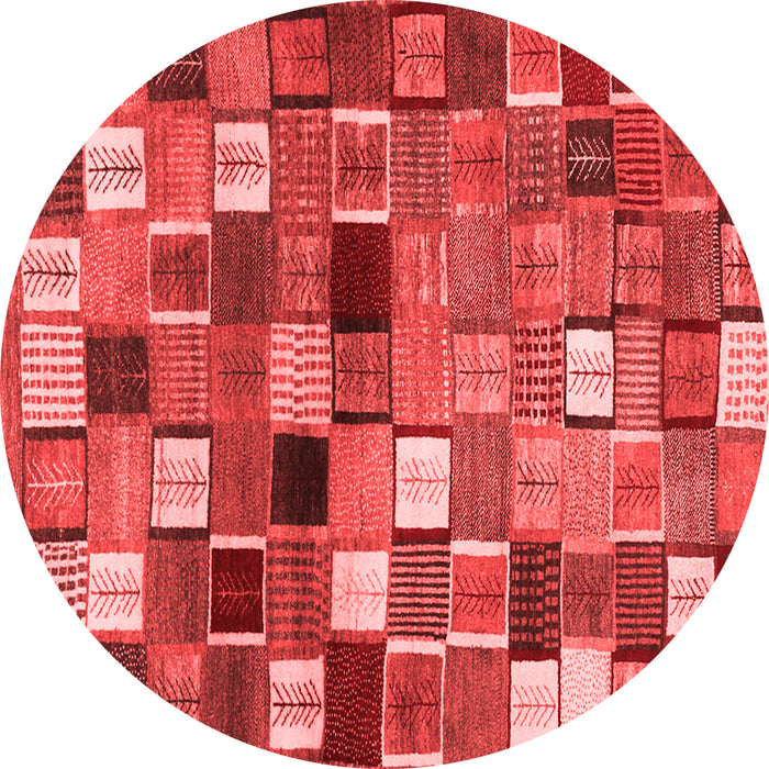 Machine Washable Abstract Red Contemporary Rug, wshcon1620red