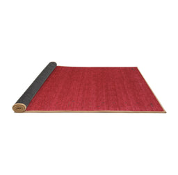 Sideview of Abstract Brown Contemporary Rug, con1621brn