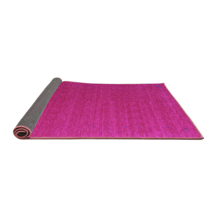 Sideview of Abstract Purple Contemporary Rug, con1621pur