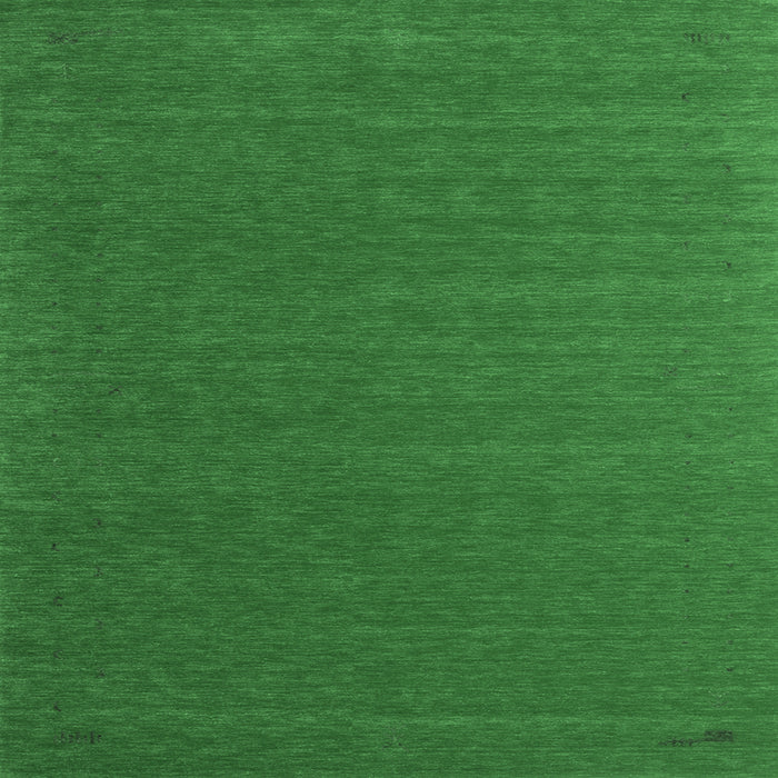 Square Machine Washable Abstract Emerald Green Contemporary Area Rugs, wshcon1621emgrn