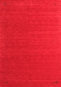 Abstract Red Contemporary Rug, con1621red