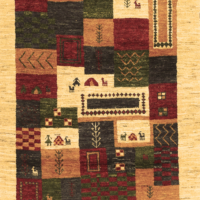 Abstract Brown Contemporary Rug, con1622brn