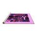 Sideview of Machine Washable Abstract Purple Contemporary Area Rugs, wshcon1623pur