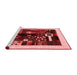 Contemporary Red Washable Rugs