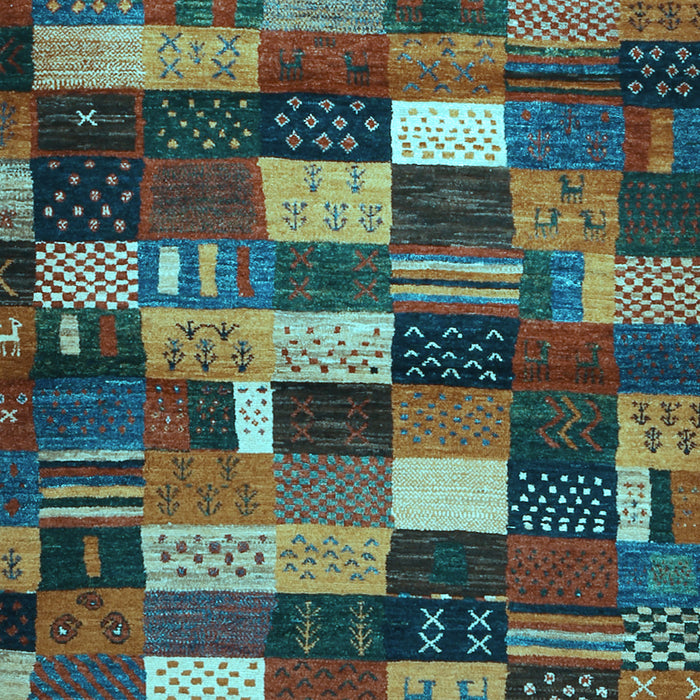 Machine Washable Abstract Light Blue Contemporary Rug, wshcon1624lblu