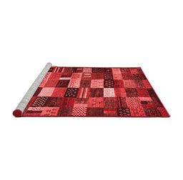 Contemporary Red Washable Rugs