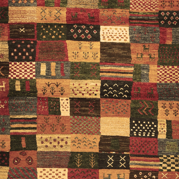 Machine Washable Abstract Brown Contemporary Rug, wshcon1624brn