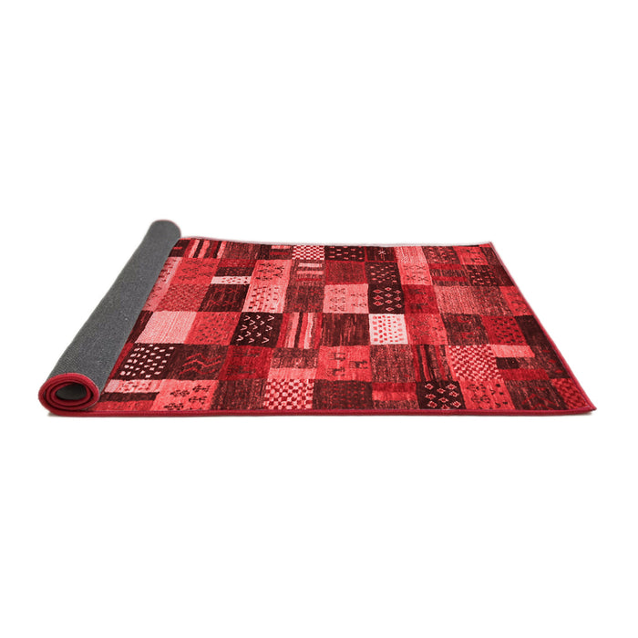 Abstract Red Contemporary Area Rugs