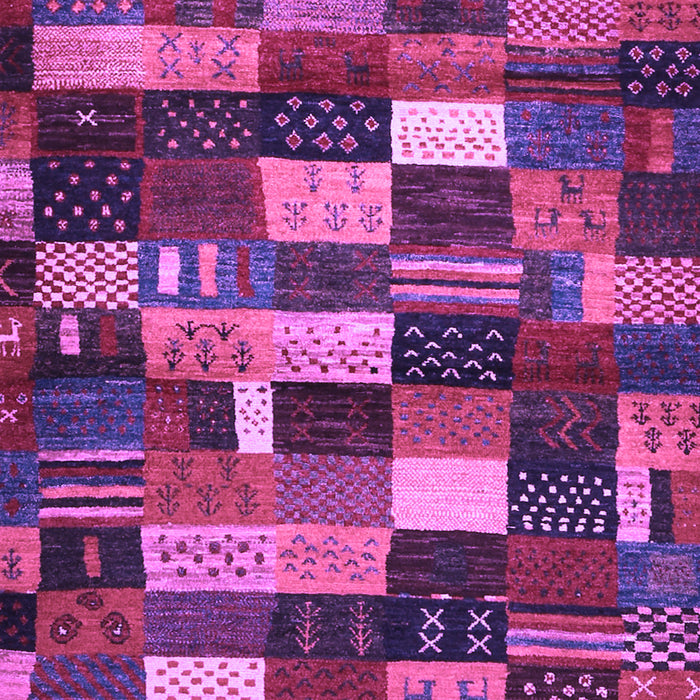 Machine Washable Abstract Purple Contemporary Area Rugs, wshcon1624pur