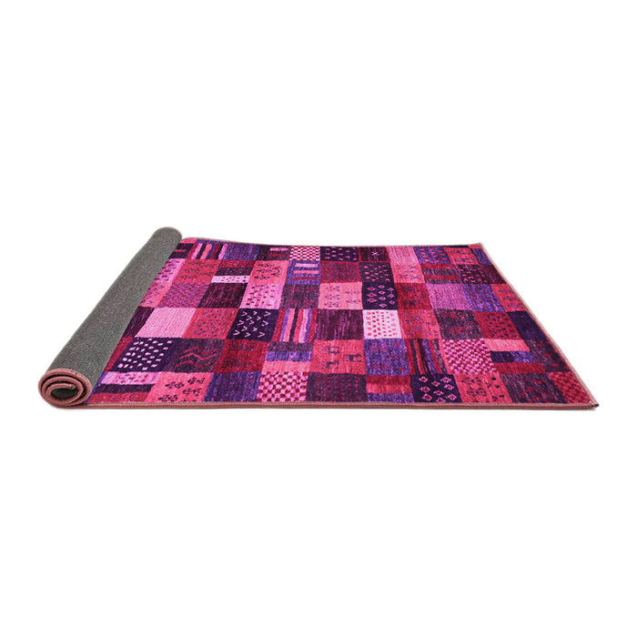 Sideview of Abstract Pink Contemporary Rug, con1624pnk