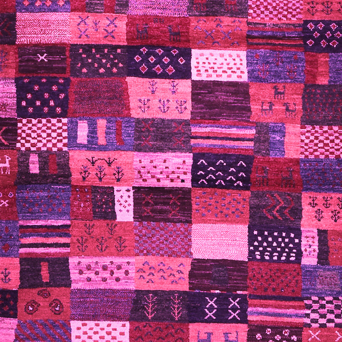 Abstract Pink Contemporary Rug, con1624pnk