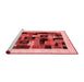 Contemporary Red Washable Rugs