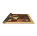 Sideview of Abstract Brown Contemporary Rug, con1626brn