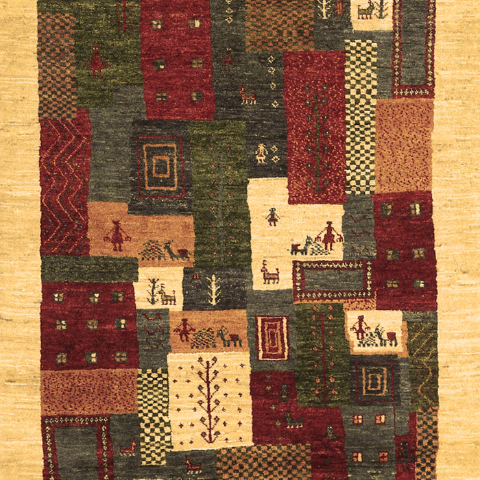 Machine Washable Abstract Brown Contemporary Rug, wshcon1626brn