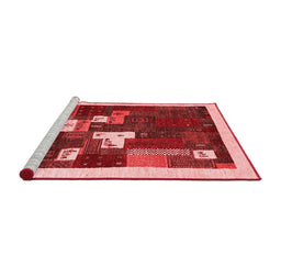 Contemporary Red Washable Rugs