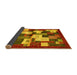 Sideview of Abstract Yellow Contemporary Rug, con1627yw