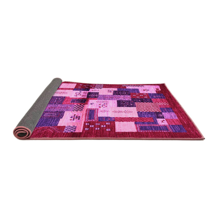 Sideview of Abstract Pink Contemporary Rug, con1627pnk