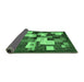 Sideview of Abstract Emerald Green Contemporary Rug, con1627emgrn