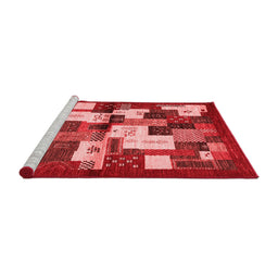 Contemporary Red Washable Rugs