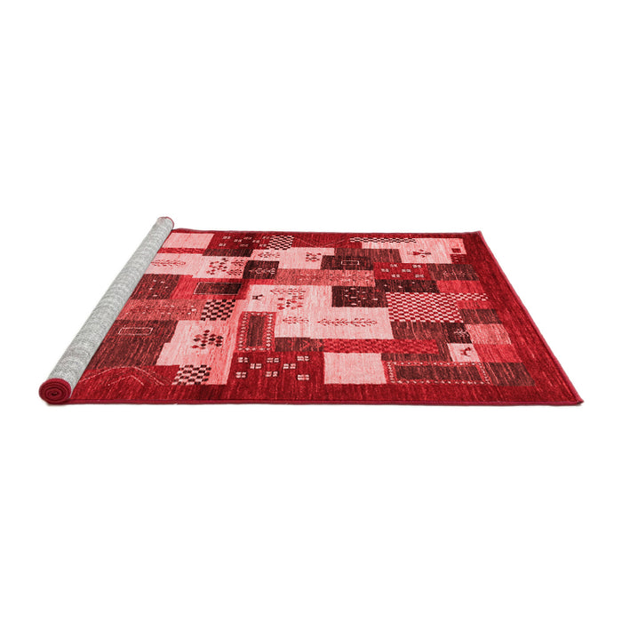 Contemporary Red Washable Rugs