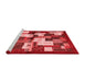 Contemporary Red Washable Rugs