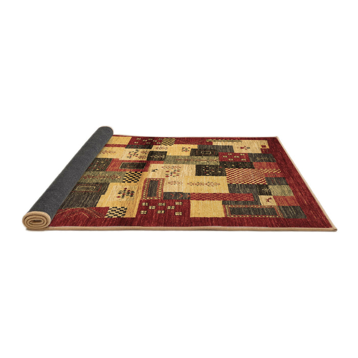 Sideview of Abstract Brown Contemporary Rug, con1627brn