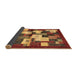 Sideview of Abstract Brown Contemporary Rug, con1627brn